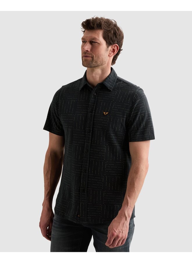 PSIS2605240 5282 PME Legend Short Sleeve Shirt Print on pique Carbon