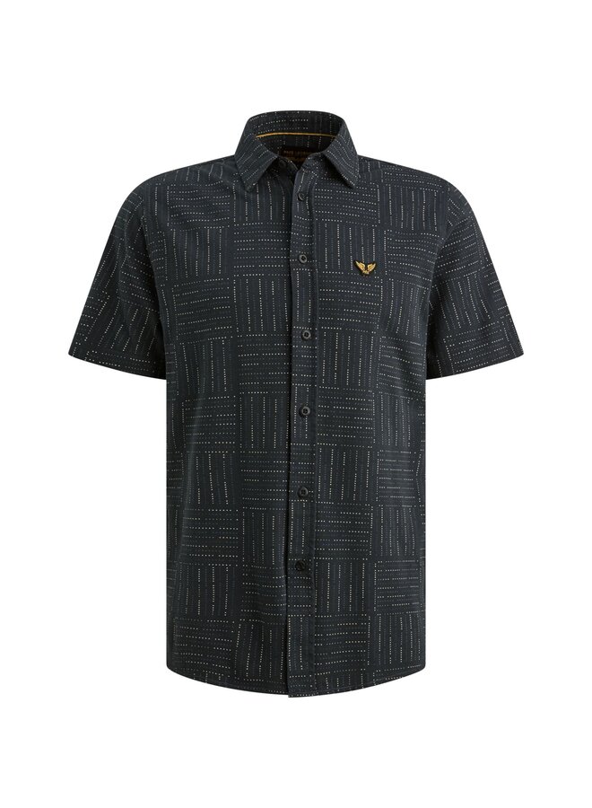 PSIS2605240 5282 PME Legend Short Sleeve Shirt Print on pique Carbon