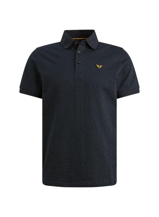 PPSS2605860 5282 PME Legend Short sleeve polo jersey jacquard Carbon