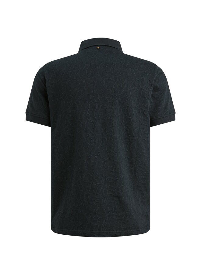 PPSS2605860 5282 PME Legend Short sleeve polo jersey jacquard Carbon