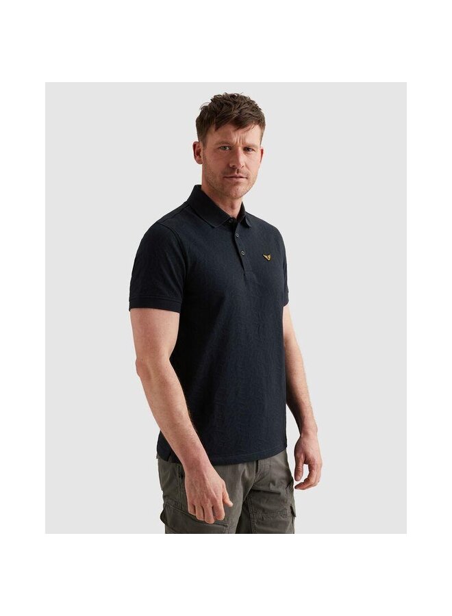 PPSS2605860 5282 PME Legend Short sleeve polo jersey jacquard Carbon