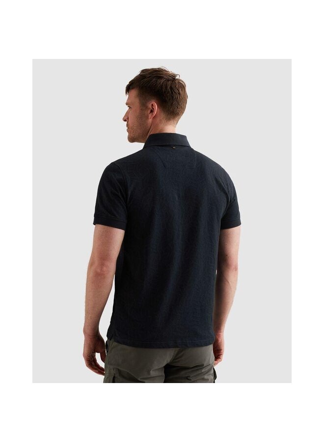 PPSS2605860 5282 PME Legend Short sleeve polo jersey jacquard Carbon