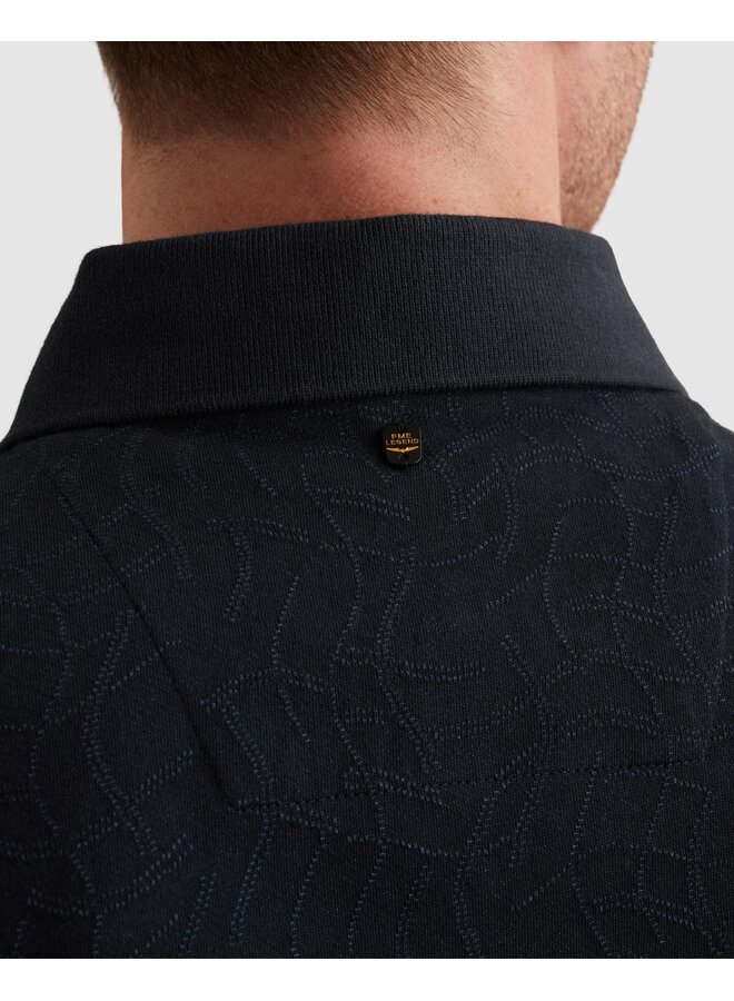 PPSS2605860 5282 PME Legend Short sleeve polo jersey jacquard Carbon