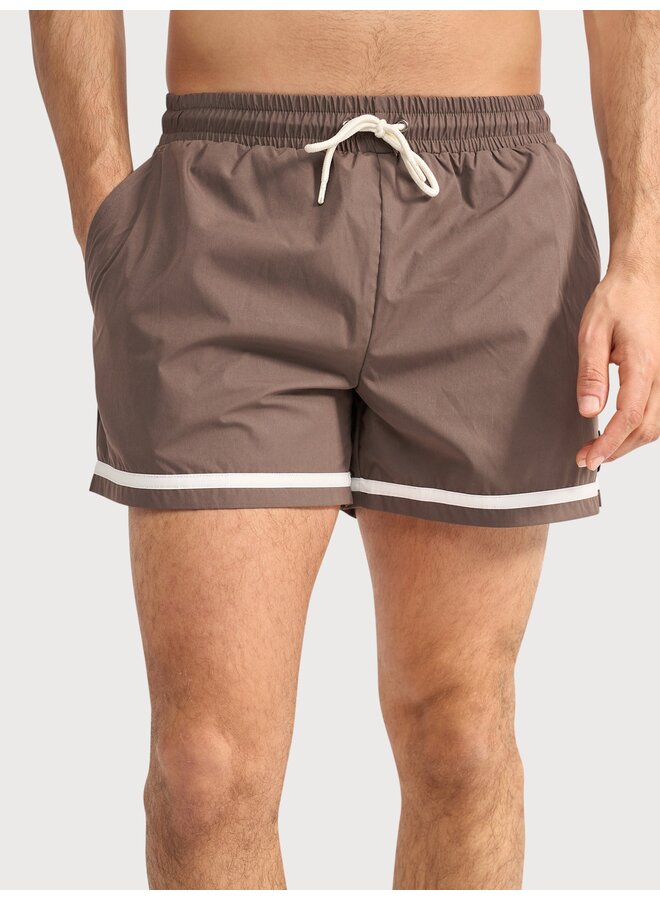 RobbieS26-uni Blue Industry swimshort BROWN