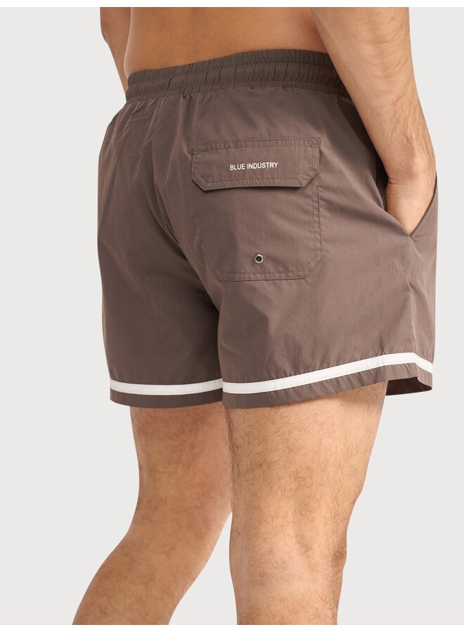 RobbieS26-uni Blue Industry swimshort BROWN