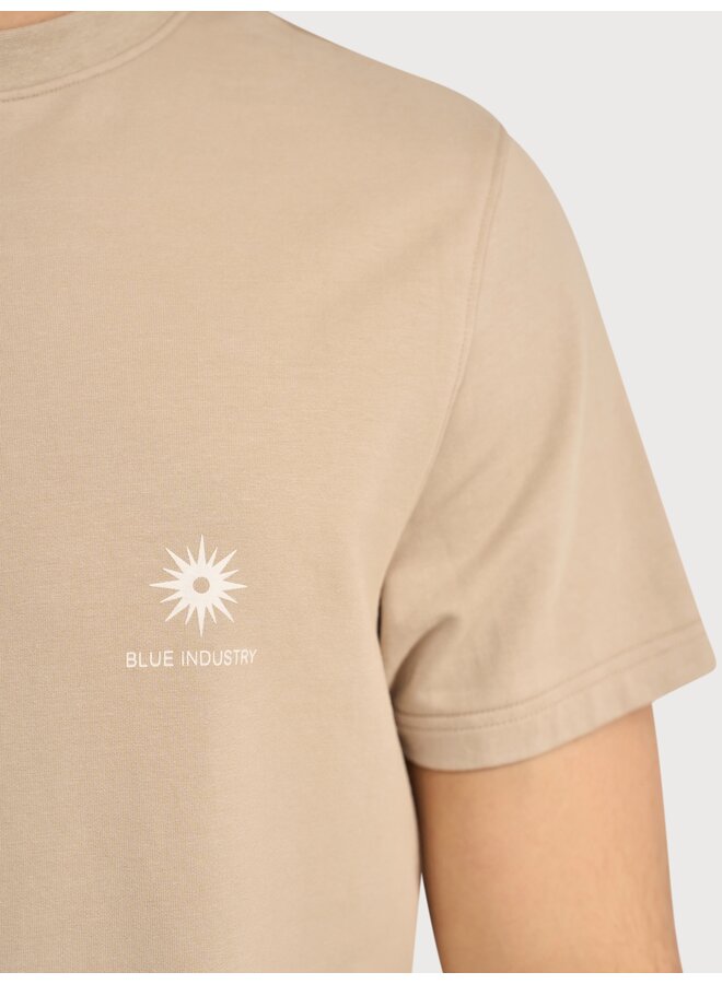 KBIS26-M70 Blue Industry T-shirt TAUPE
