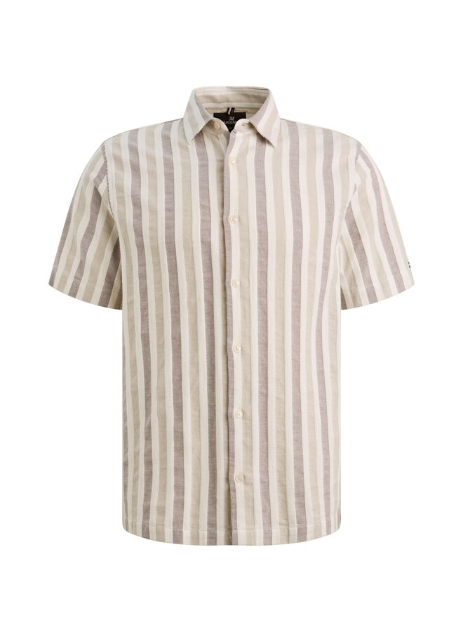VSIS2605284 4090 Vanguard Short Sleeve Shirt Yarn dye dobby stripe Catawba Grape
