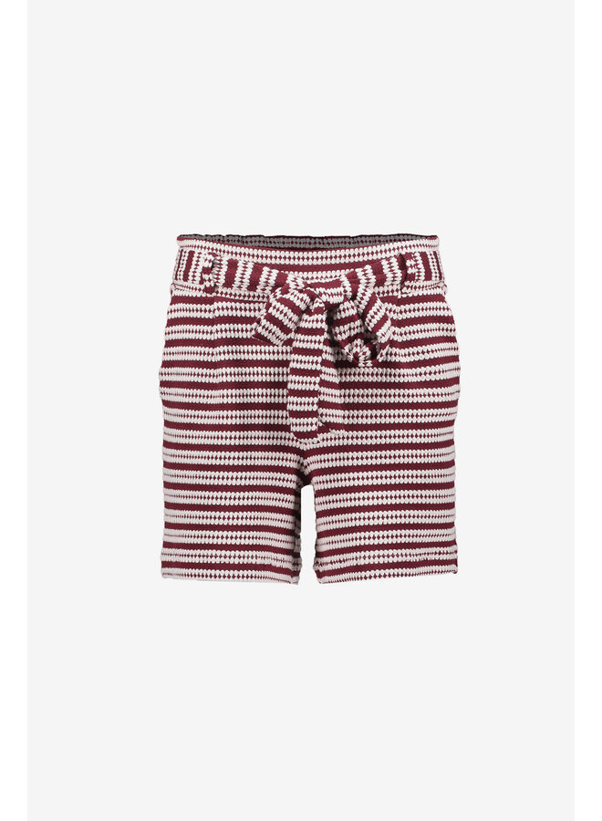 61428-20 010 Geisha short off-white/merlot