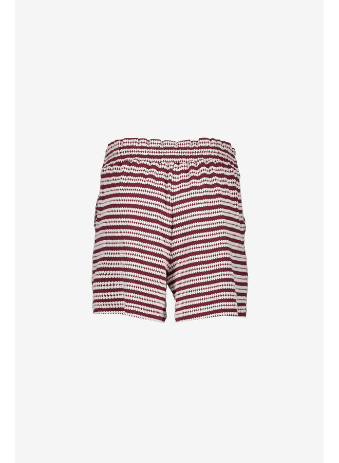 61428-20 010 Geisha short off-white/merlot