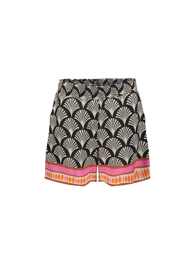 61424-20 999 Geisha short black/pink