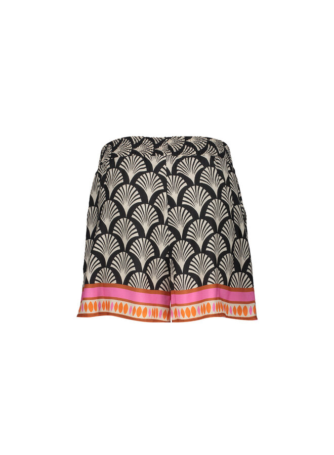61424-20 999 Geisha short black/pink