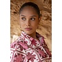 63489-20 420 Geisha blouse pink/merlot