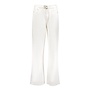 61303-10 718 Geisha Jeans wide elastic waist co/li ecru bleached cotton/linnen