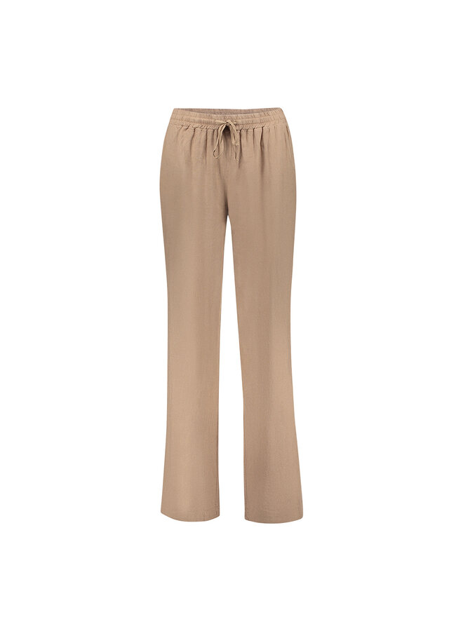 61374 735 Geisha Pants linen Camel