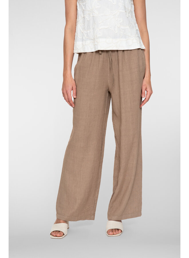 61374 735 Geisha Pants linen Camel