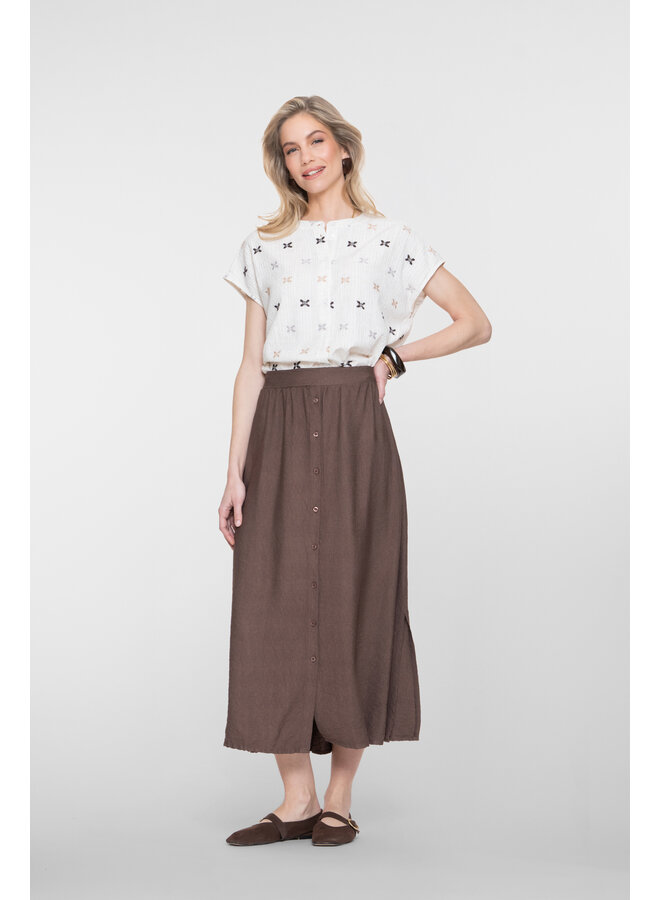 63444 720 Geisha Blouse sand off white Sand / off white