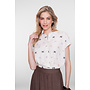 63444 720 Geisha Blouse sand off white Sand / off white