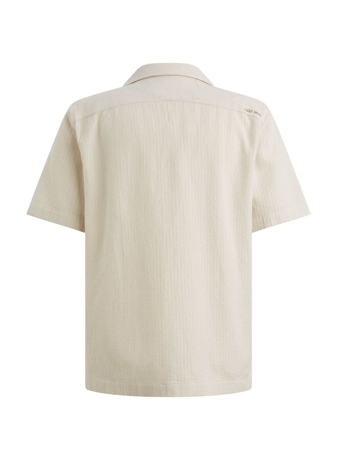 CSIS2605280 7041 Cast Iron Short Sleeve Shirt Yarn dye structure Rock