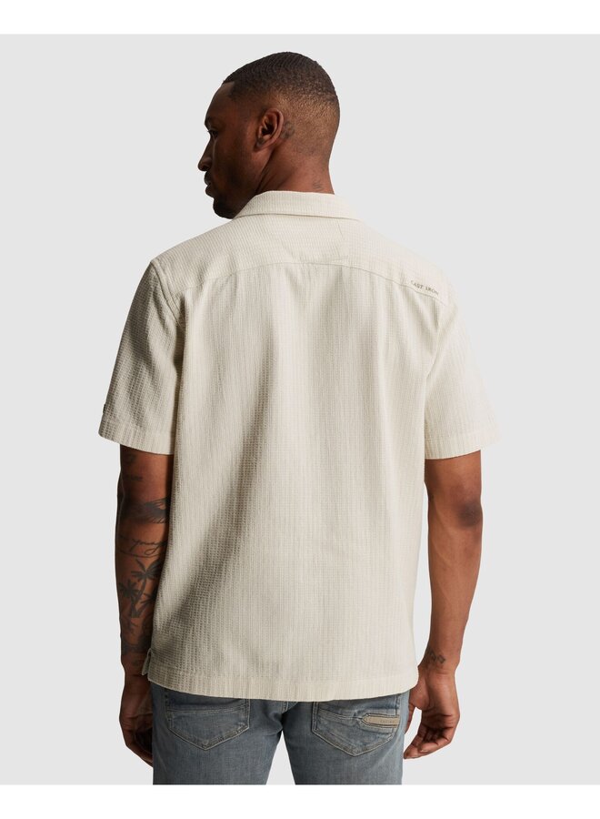 CSIS2605280 7041 Cast Iron Short Sleeve Shirt Yarn dye structure Rock