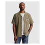 CSIS2605280 6148 Cast Iron Short Sleeve Shirt Yarn dye structure Vetiver