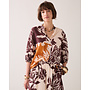 2s3505-12453 120 Summum Blouse Border print double  - Multicolour