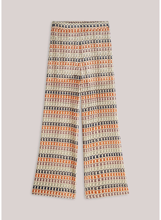 4s2979-30779 120 Summum Trouser Multicolour crochet  Multicolour