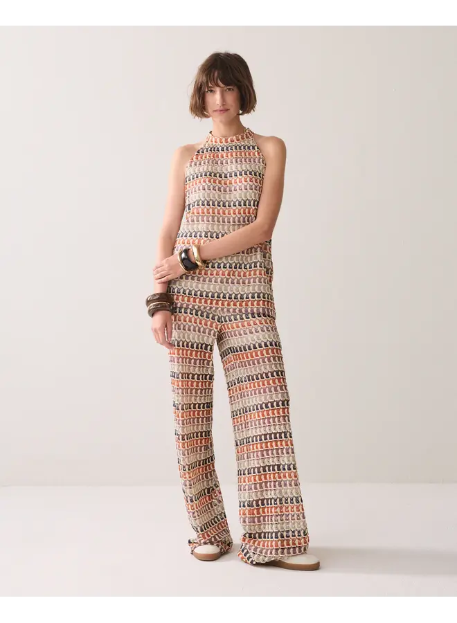 3s5306-30779 120 Summum Top Multicolour crochet  Multicolour