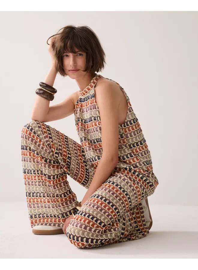 3s5306-30779 120 Summum Top Multicolour crochet  Multicolour