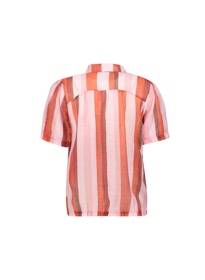 63442-20 451 Geisha blouse  raspberry/coral red
