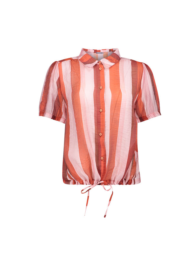63442-20 451 Geisha blouse  raspberry/coral red