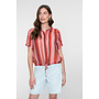 63442-20 451 Geisha blouse  raspberry/coral red