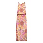 67417-20 250 Geisha dress  orange/pink/sand