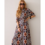 5s1664-12460 120 Summum Dress Ornament print  - Multicolour