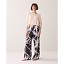 4s3002-12459 413 Summum Trousers Tie dye viscose  - Blue Noir