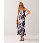 5s1659-12459 413 Summum Dress Tie dye viscose  - Blue Noir