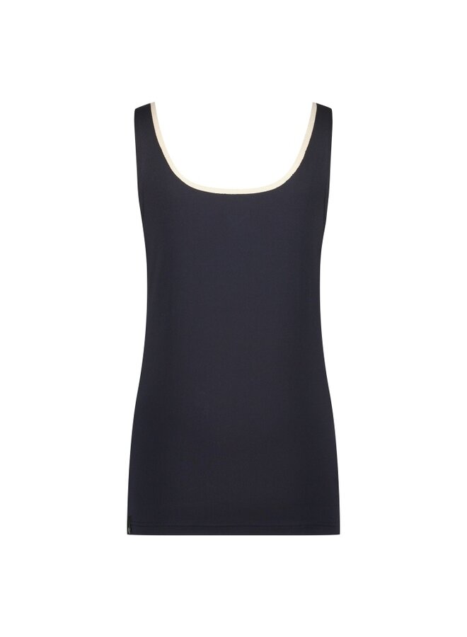 NKS06001 263 Nukus Juba Singlet Navy/Gold
