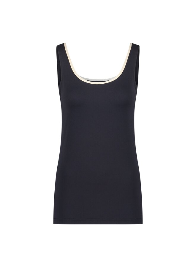 NKS06001 263 Nukus Juba Singlet Navy/Gold