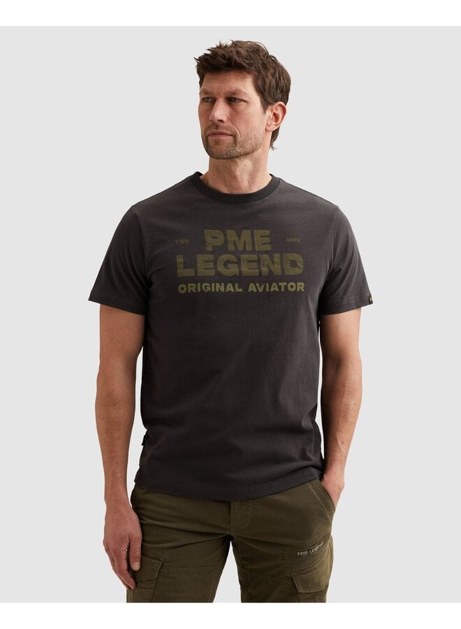 PTSS2606552 9140 PME Legend Short sleeve r-neck open end jersey Obsidian