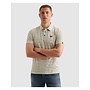 PPSS2606893 7013 PME Legend Short sleeve polo slub jersey aop Bone White