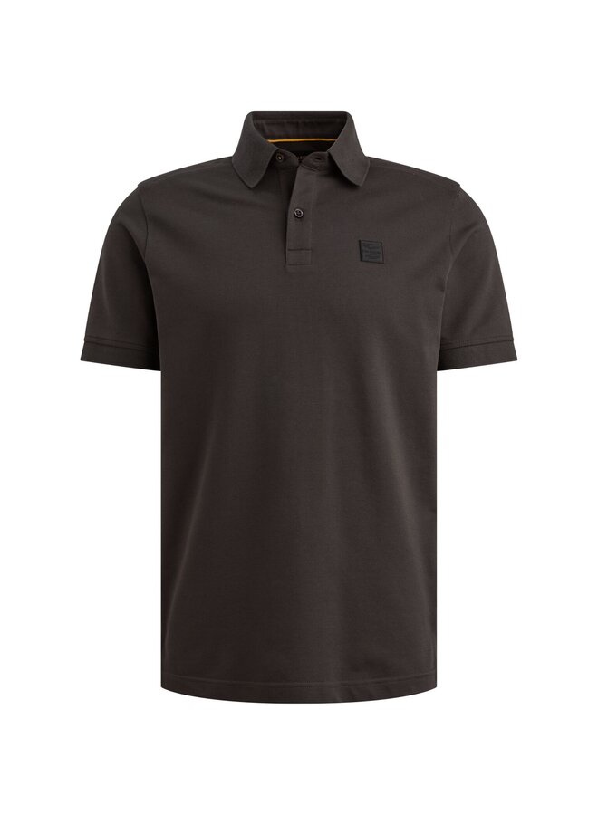 PPSS2606866 9140 PME Legend Short sleeve polo stretch pique blend Obsidian
