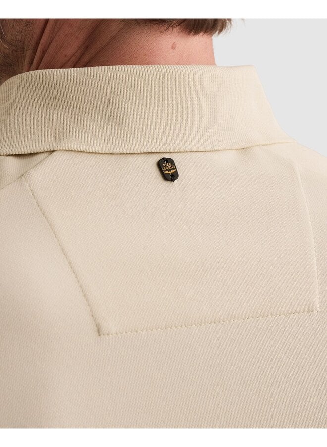 PPSS2606866 7013 PME Legend Short sleeve polo stretch pique blend Bone White