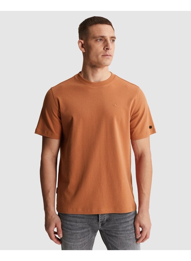 CTSS2606591 8136 Cast Iron Short sleeve r-neck regular fit interlock Sunburn