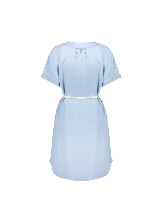 67301-10 830 Geisha Dress lyocell denim  bleached denim
