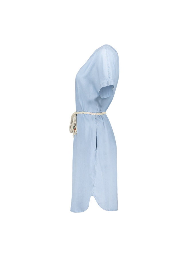 67301-10 830 Geisha Dress lyocell denim  bleached denim