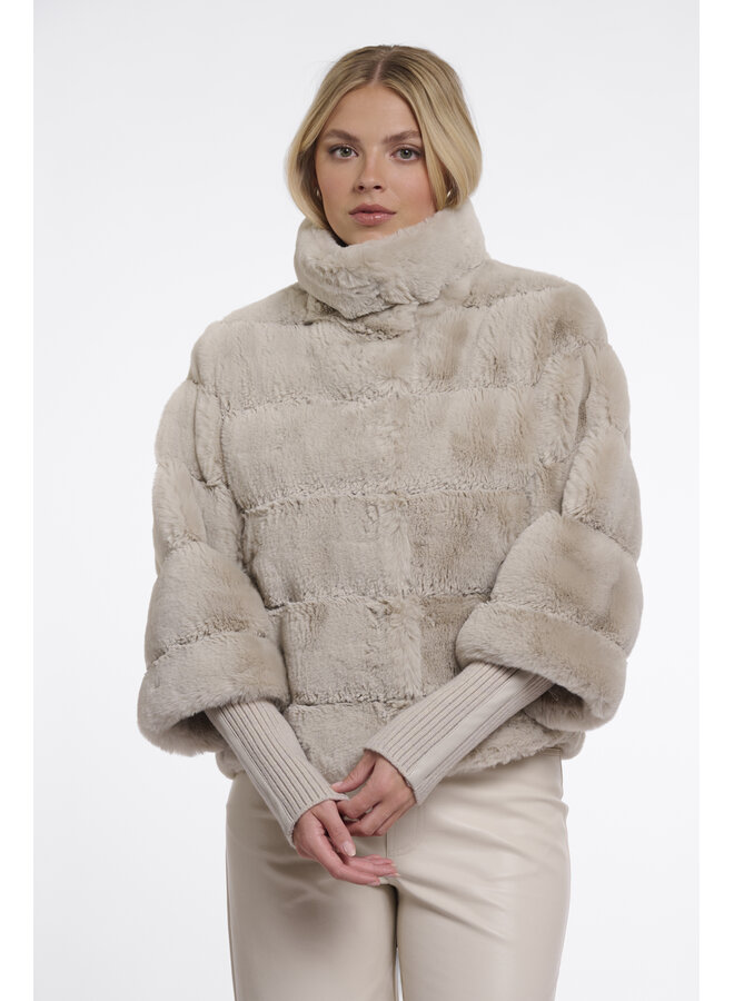 Feline 7002611 Rino & Pelle Jacket with rib cuffs Birch