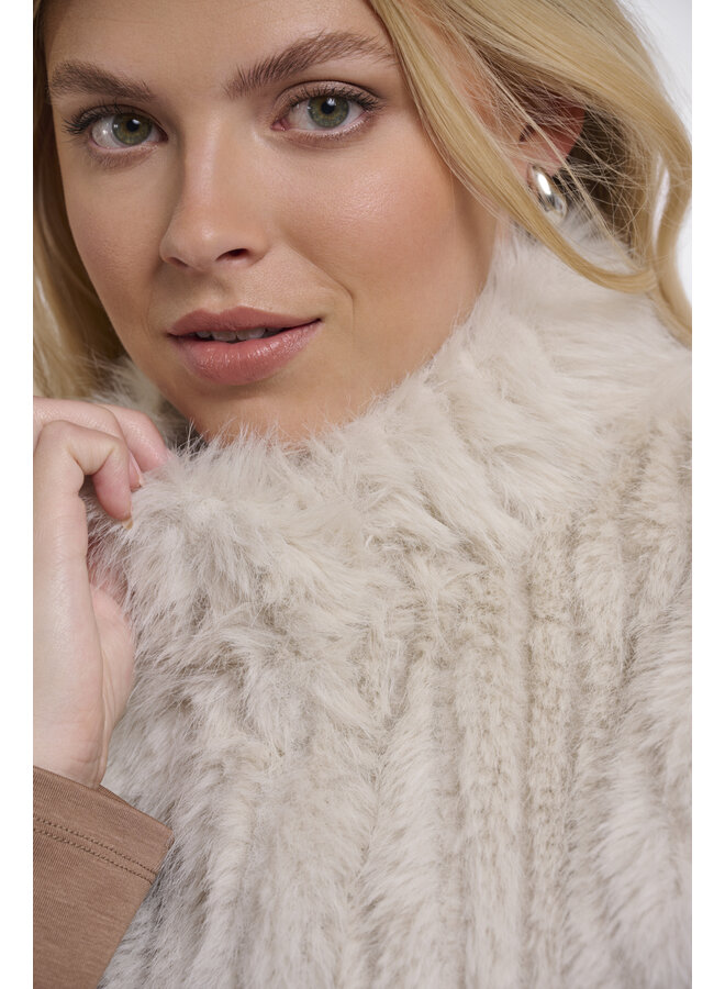 Dava.7002611 Rino en Pelle Waistcoat with closure Birch