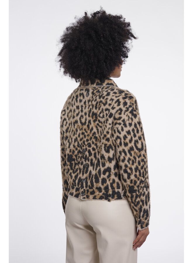 Bubbly.5012611 Rino en Pelle Boxy jacket Light leopard