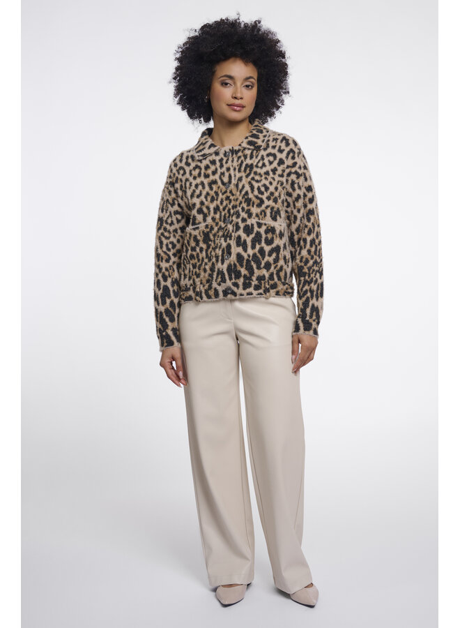 Bubbly.5012611 Rino en Pelle Boxy jacket Light leopard