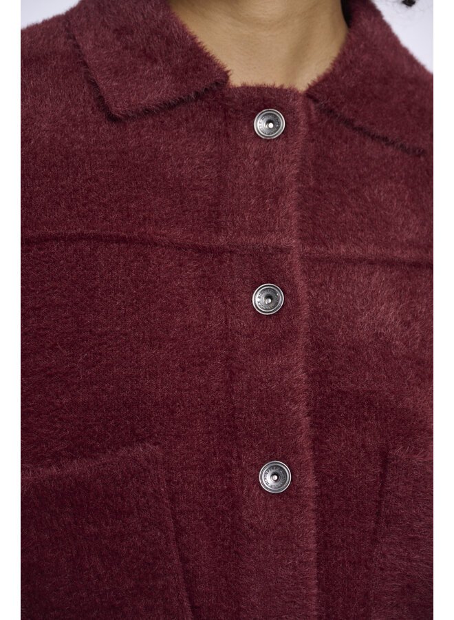 Bubbly.5002611 Rino en Pelle Boxy jacket Sangria