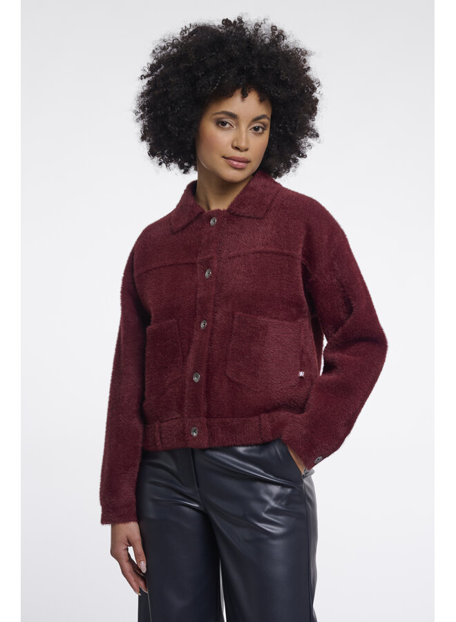 Bubbly 5002611 Rino & Pelle Boxy jacket Sangria